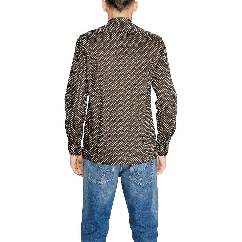 Antony Morato Brown Cotton Shirt AN-14637800140-IT46 | S