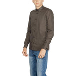 Antony Morato Brown Cotton Shirt AN-14637800140-IT46 | S