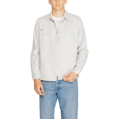 Antony Morato Gray Cotton Shirt