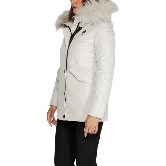 Blauer White Polyester Parka BL-14720000008-IT38|XS