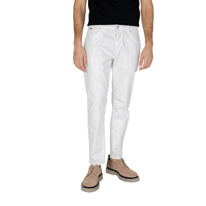 Antony Morato White Cotton Skinny Jeans