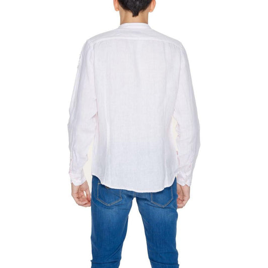 Blauer Multicolor Linen Shirt BL-13447600145-IT46 | M