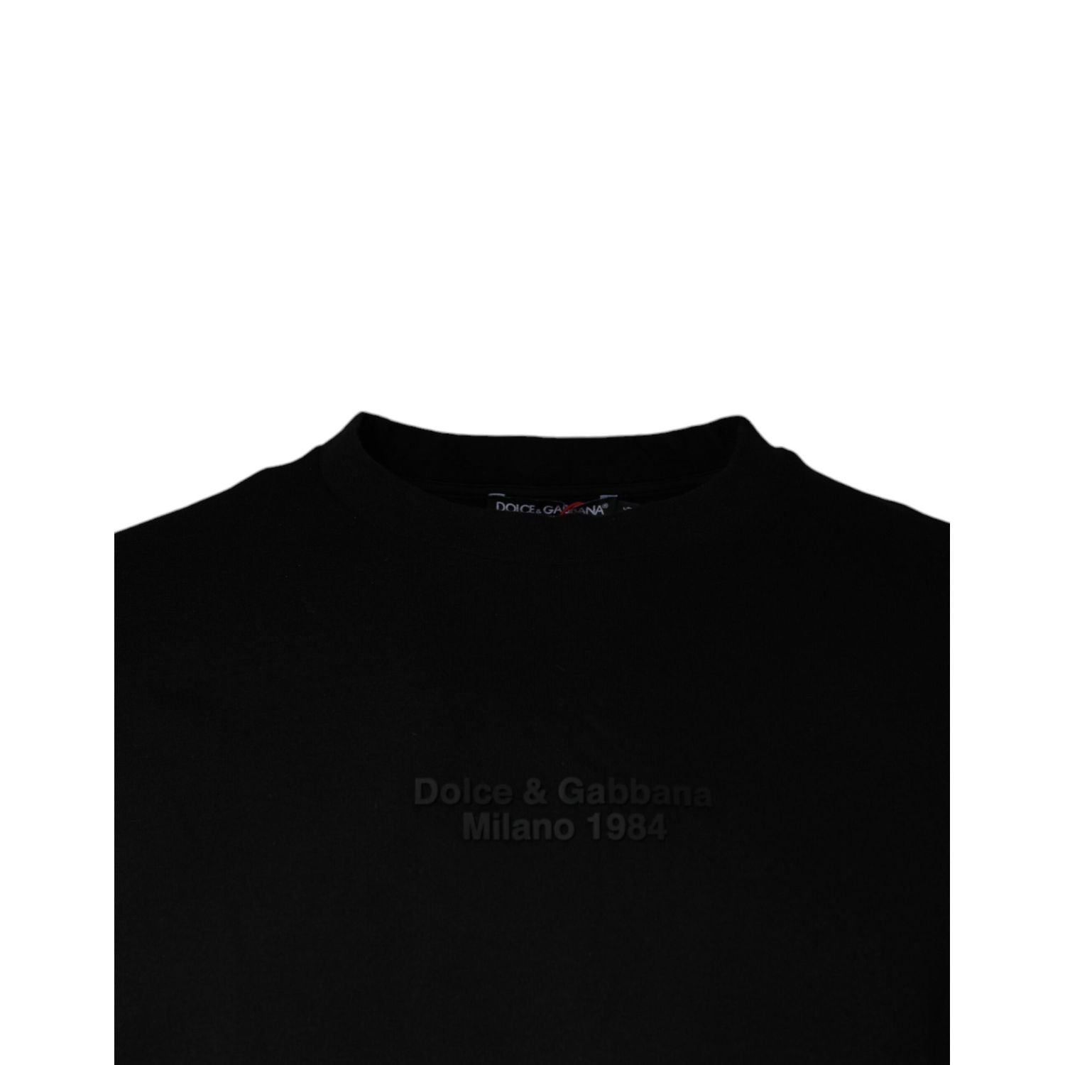 Dolce & Gabbana Black Leopard Cotton Short Sleeves T-shirt