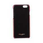 Dolce & Gabbana Pink Leather Heart Phone Cover SMY204