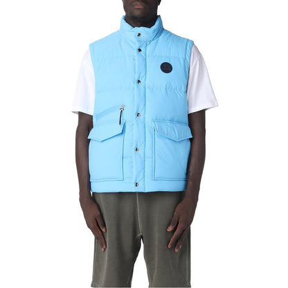Woolrich Blue Polyester Men Vest