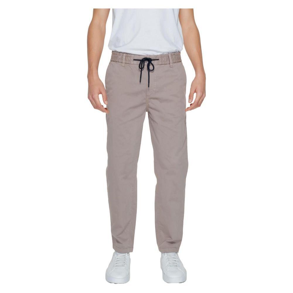 Hugo Boss Brown Cotton Pant BO-13420600140-IT44 | XS
