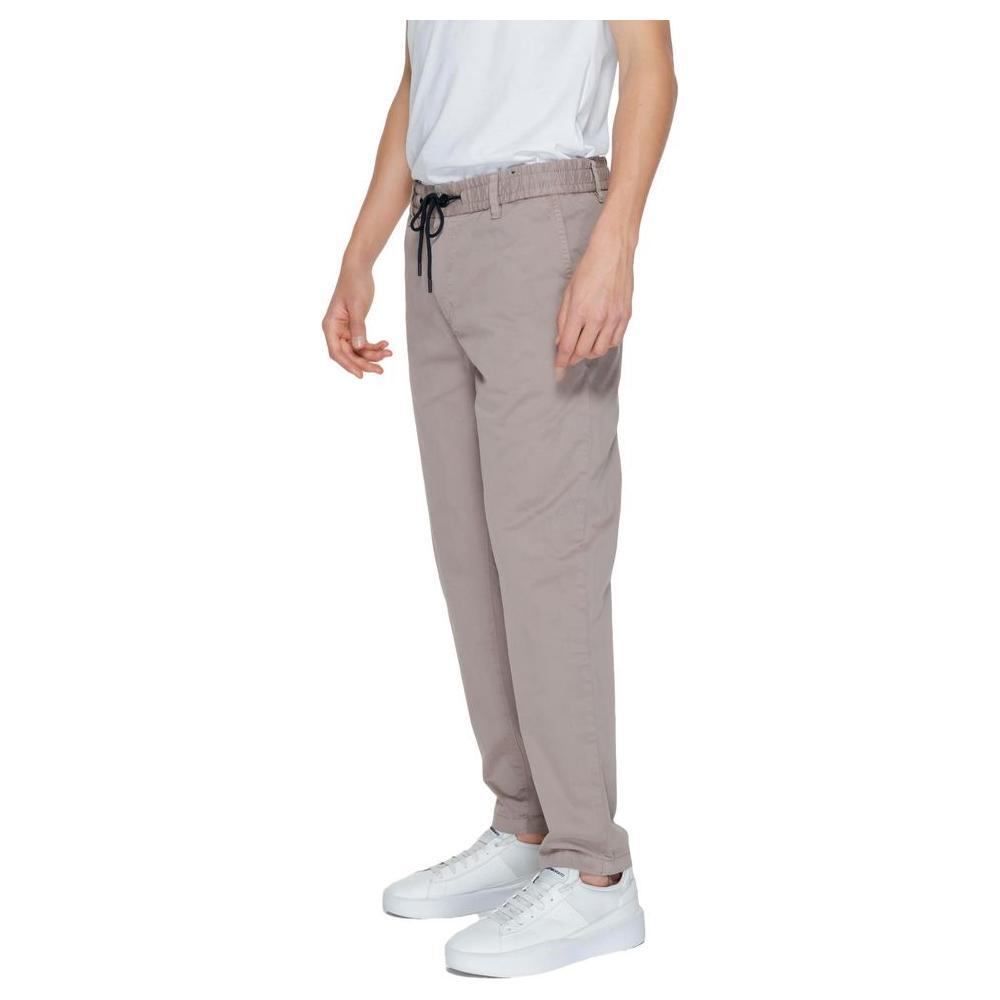 Hugo Boss Brown Cotton Pant BO-13420600140-IT44 | XS
