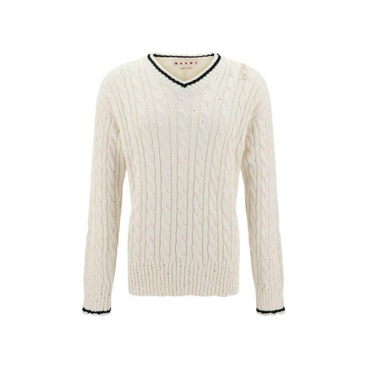 Marni V Neck Sweater MA-CVMG0137Q0UFC65600W02-IT46 | S