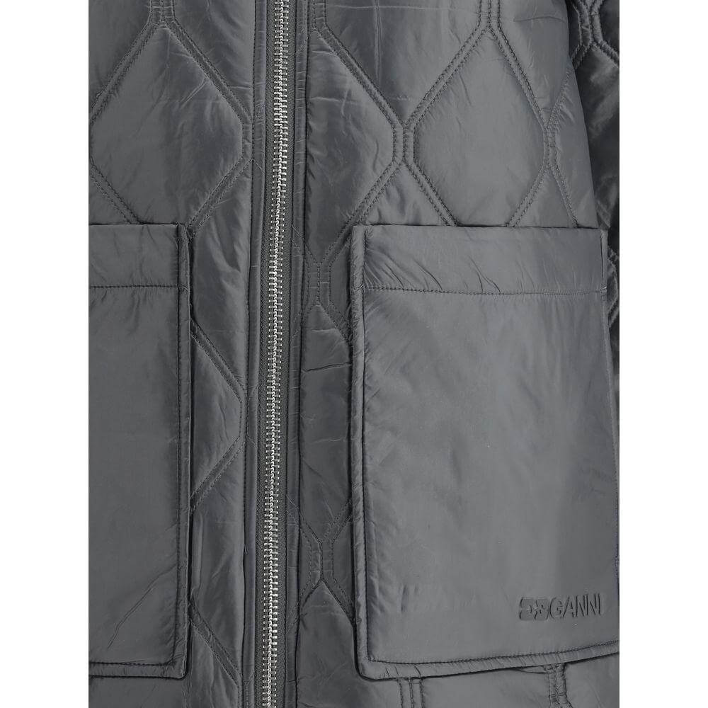 Ganni Quilted Jacket GA-W0170052-XXS/XS