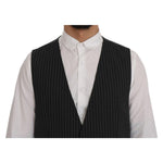 Dolce & Gabbana Gray Wool Stretch Vest SIG60341-1