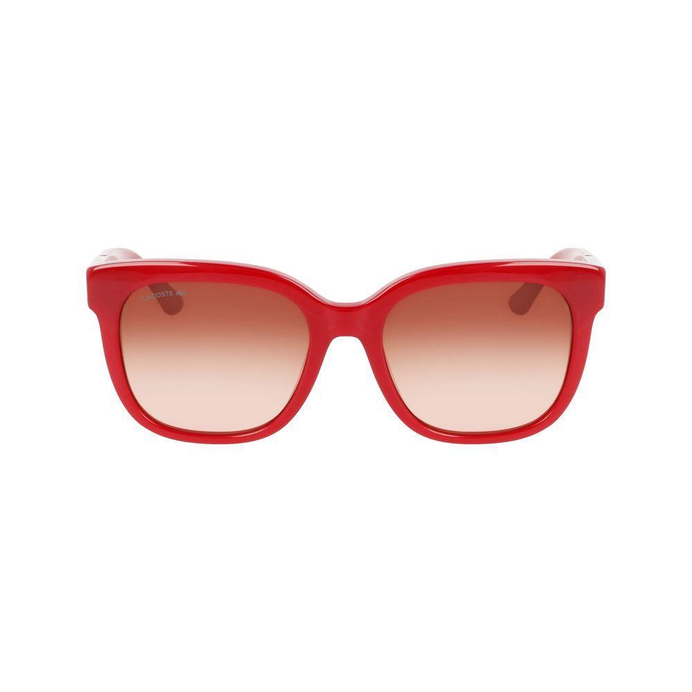 Lacoste Red Acetate Sunglasses