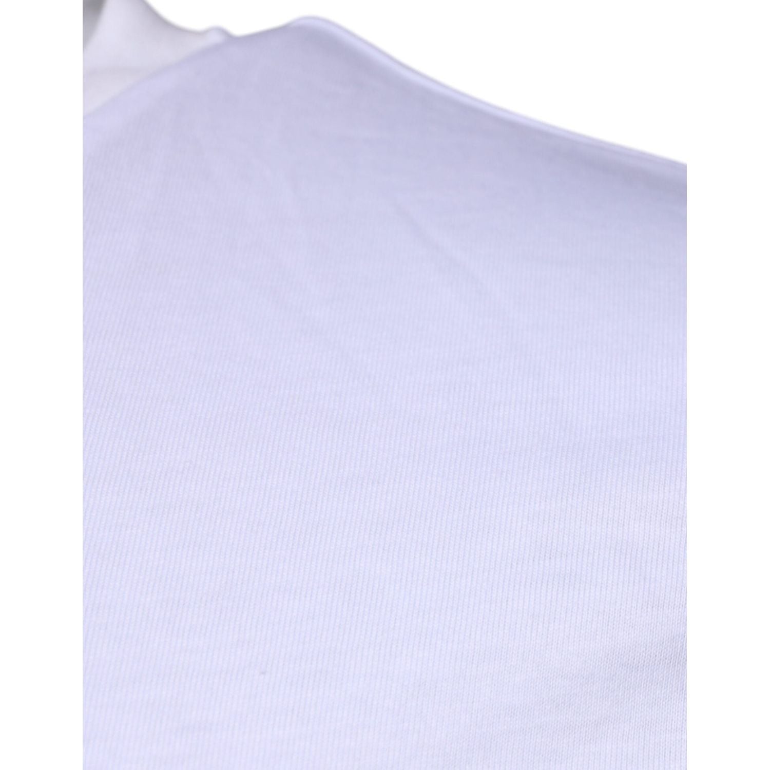 Dolce & Gabbana White DG Logo Cotton Crew Neck T-shirt