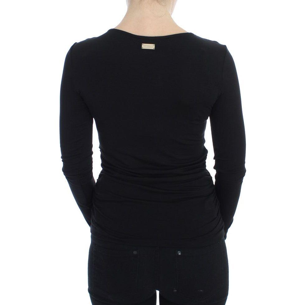 Versace Jeans Black Stretch Longsleeve Sweater SIG18109-1