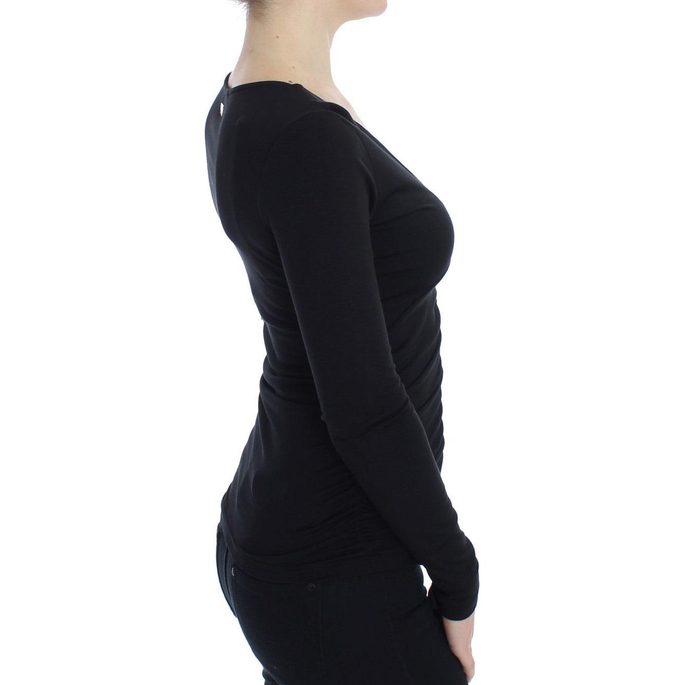 Versace Jeans Black Stretch Longsleeve Sweater SIG18109-1