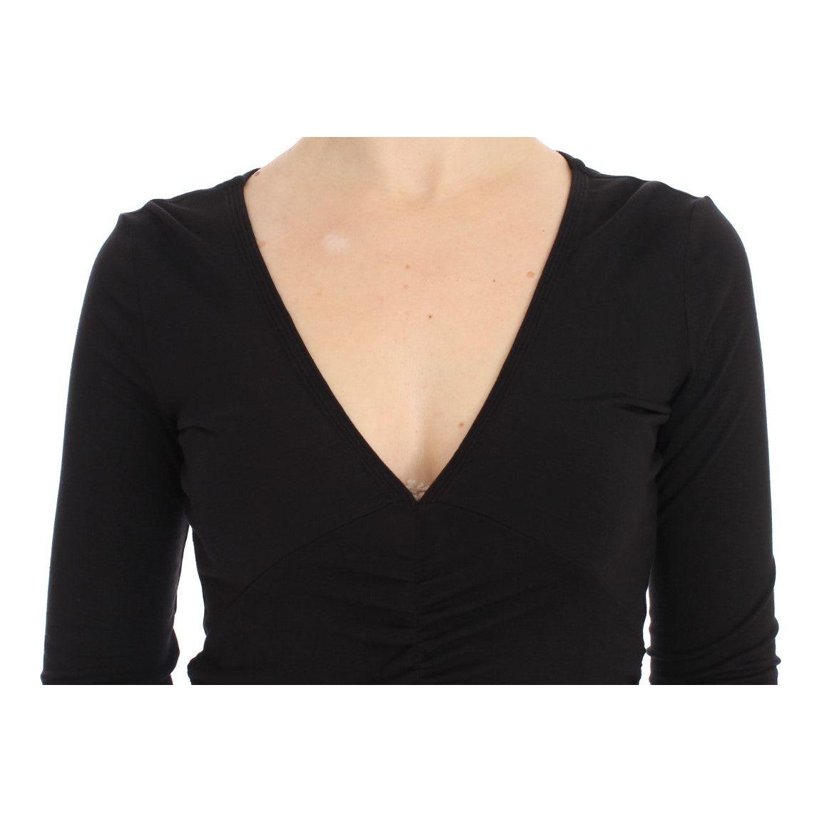 Versace Jeans Black Stretch Longsleeve Sweater SIG18109-1