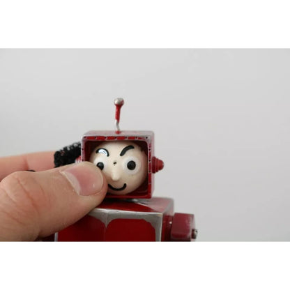 Dolce & Gabbana Red Black Robot Clear Crystal Headband Tiara Diadem