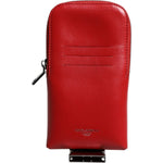 Dolce & Gabbana Red Leather Logo Zip Around Card Holder Wide Strap Wallet (Copy) BAG4739