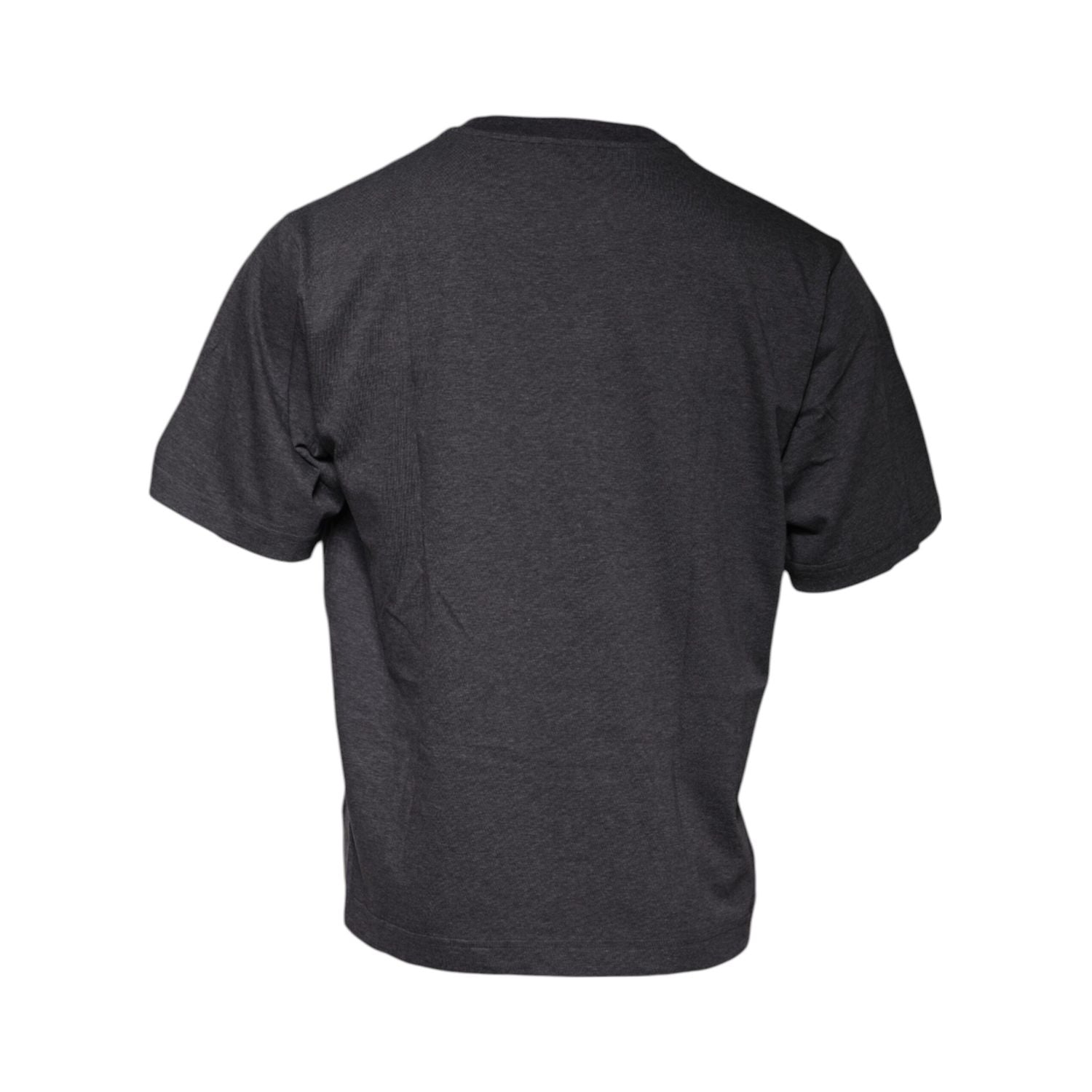Dolce & Gabbana Dark Gray Crew Neck Short Sleeves T-shirt