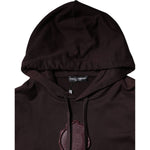 Dolce & Gabbana Brown Cotton Hooded Men Sweatshirt Sweater TSH87462-56