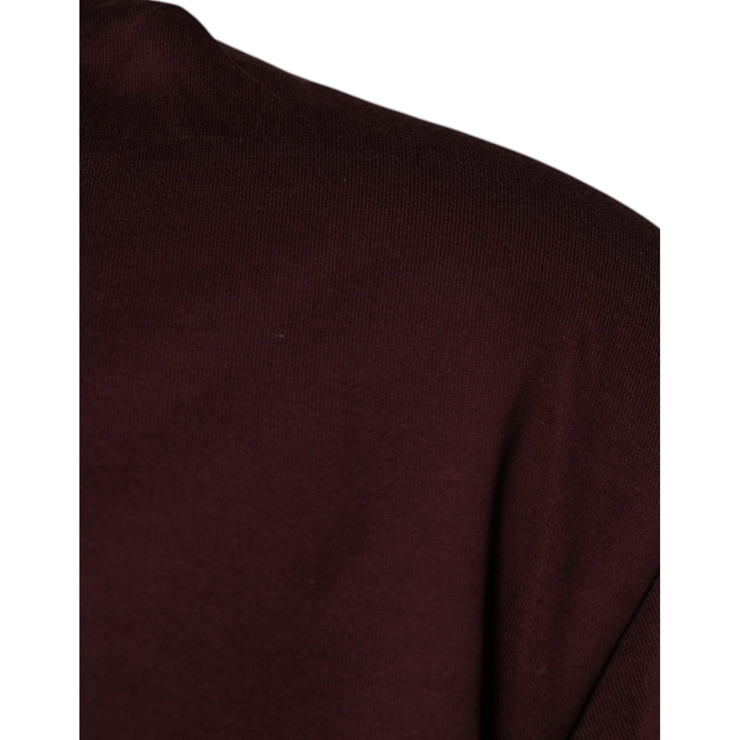 Dolce & Gabbana Brown Logo Print Cotton Crew Neck T-shirt