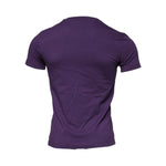 Dolce & Gabbana Violet Cotton Crew Neck Short Sleeve T-shirt