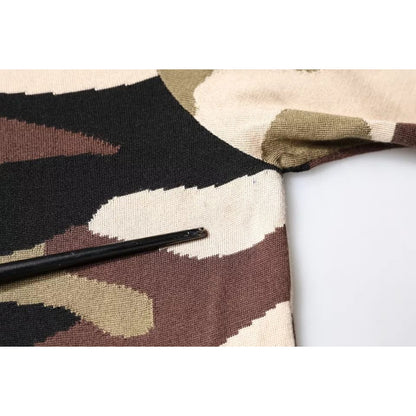 Dolce & Gabbana Multicolor Camouflage Collared Polo T-shirt