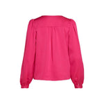 Vila Clothes Pink Polyester Blouse VI-10437200134-34 | XXS
