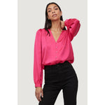 Vila Clothes Pink Polyester Blouse VI-10437200134-34 | XXS