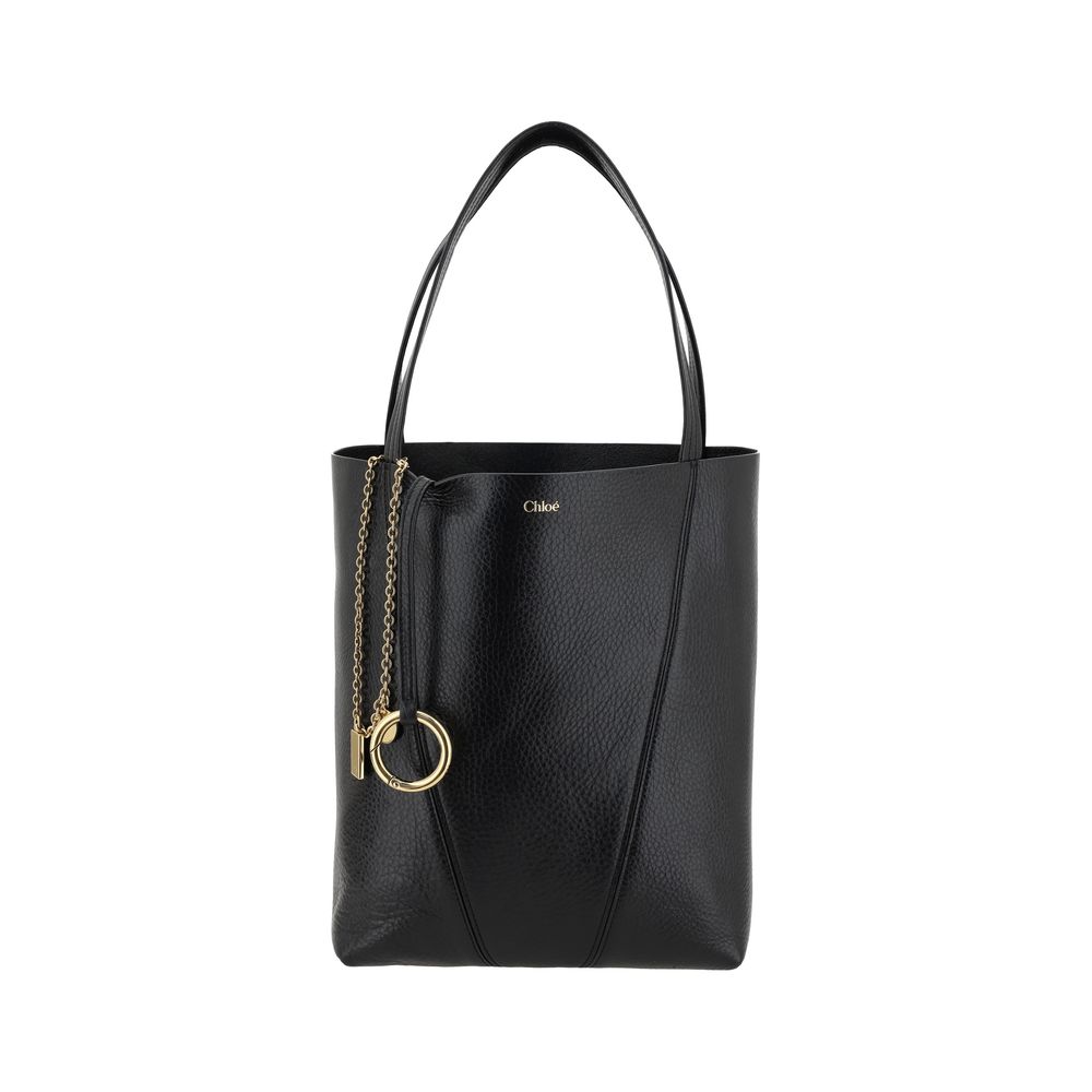Front view with bag zipped and handles upright.