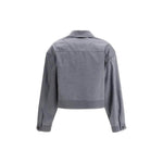 Miu Miu Mélange zip Jacket MI-ML1131SOOO15Q9F0I13-IT40 | M