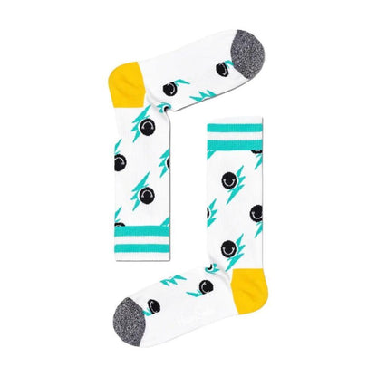 Happy Socks White Cotton Sock