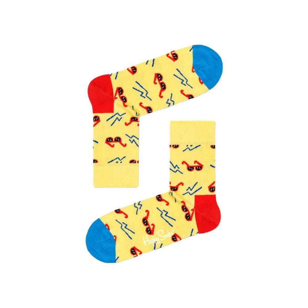 Happy Socks Yellow Cotton Sock HA-8995700135-36-40
