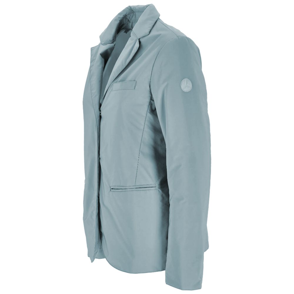 People Of Shibuya Light Blue Polyester Women Jacket