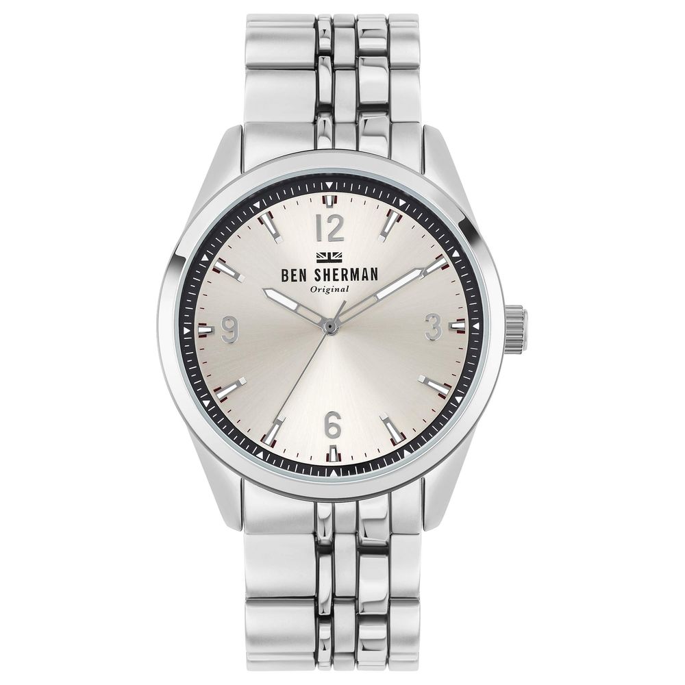 Ben Sherman Gray Stainless Steel Dress Watch