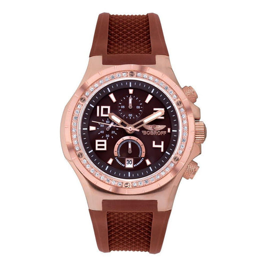 Bobroff Brown Rubber Watch BOBF1002L65AC