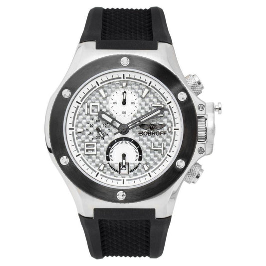 Bobroff Black Rubber Watch BOBF1002M20AC