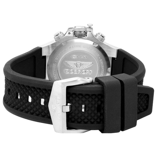Bobroff Black Rubber Watch BOBF1002M20AC