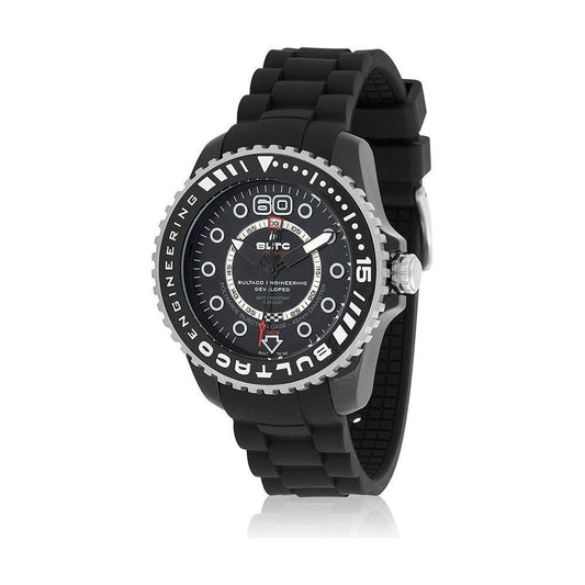 Bultaco Black Synthetic Watch BUBLPB45ACB1AC