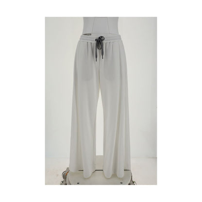 Brunello Cucinelli White Cotton Casual Pants