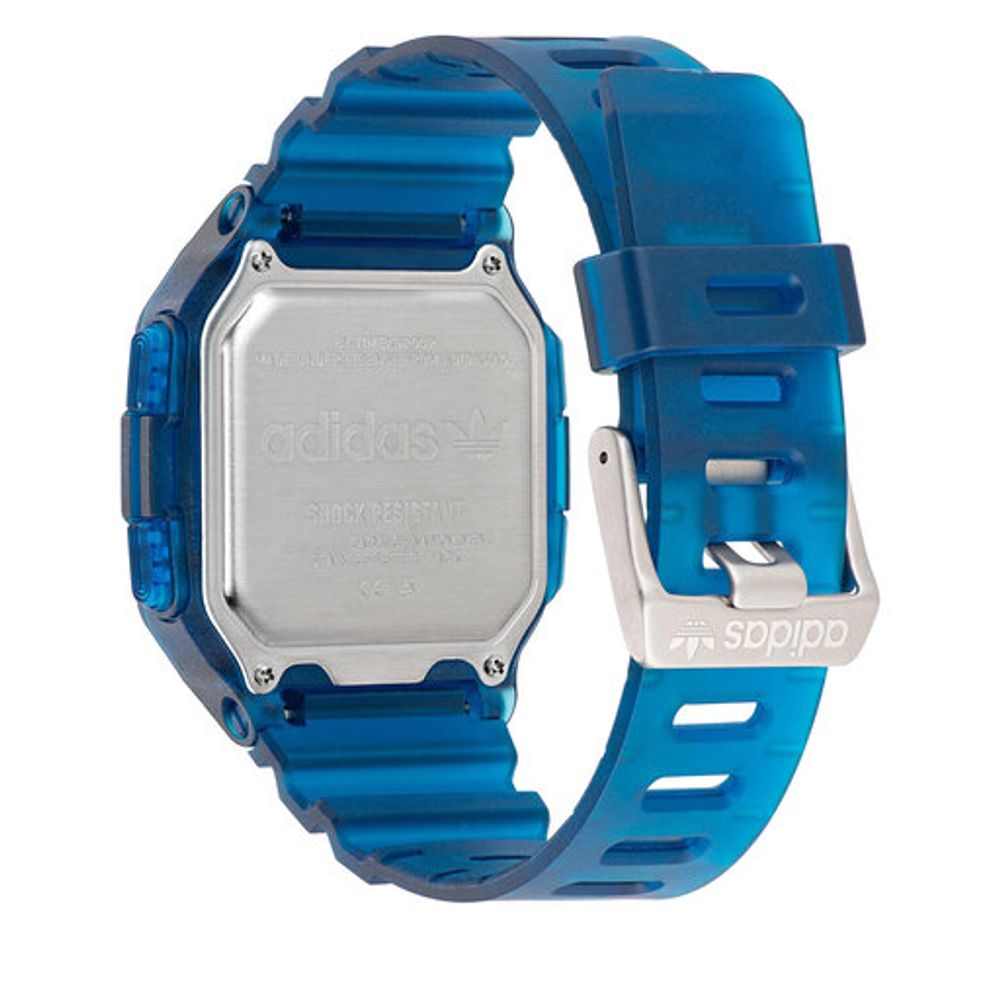 Adidas Blue Resin Digital Watch