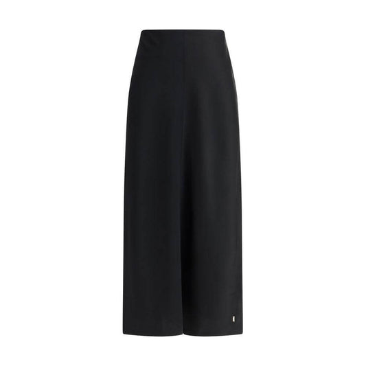 Ami Paris Satin midi Skirt