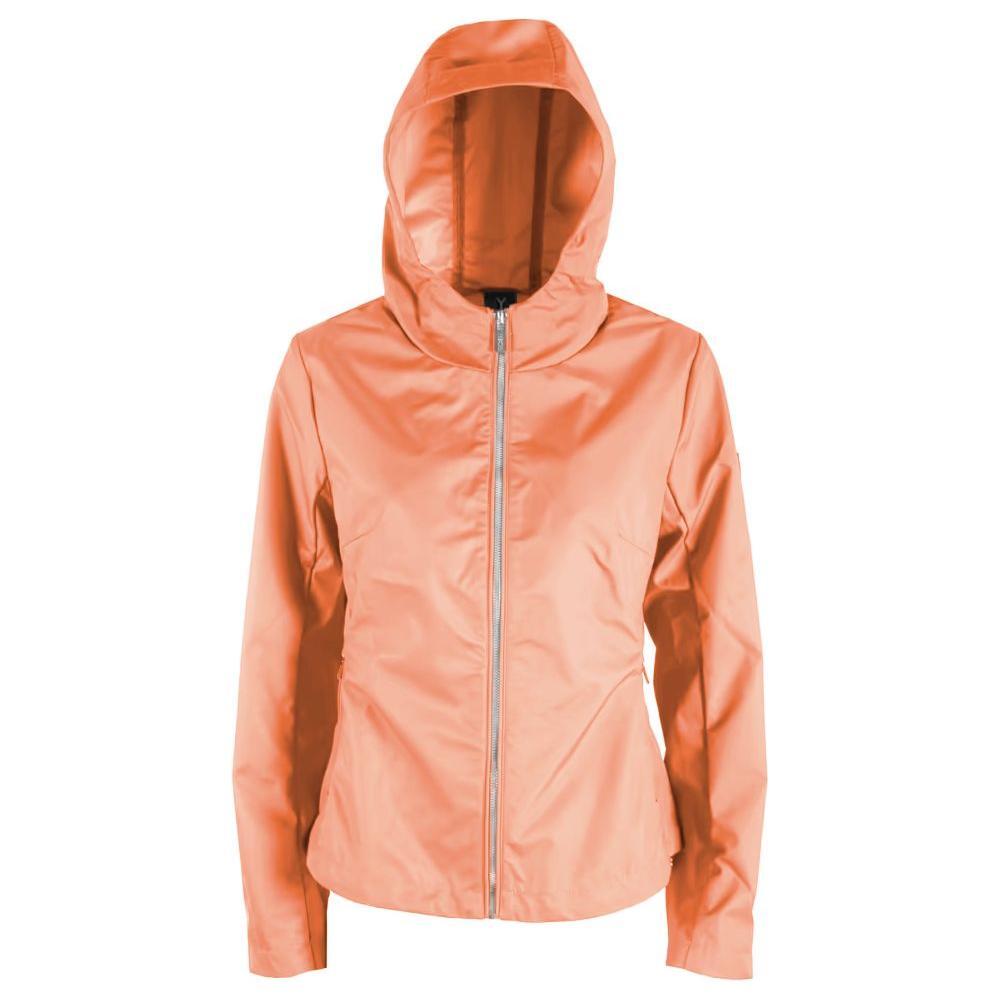 Yes Zee Orange Polyester Jackets & Coat YE-14604-XS