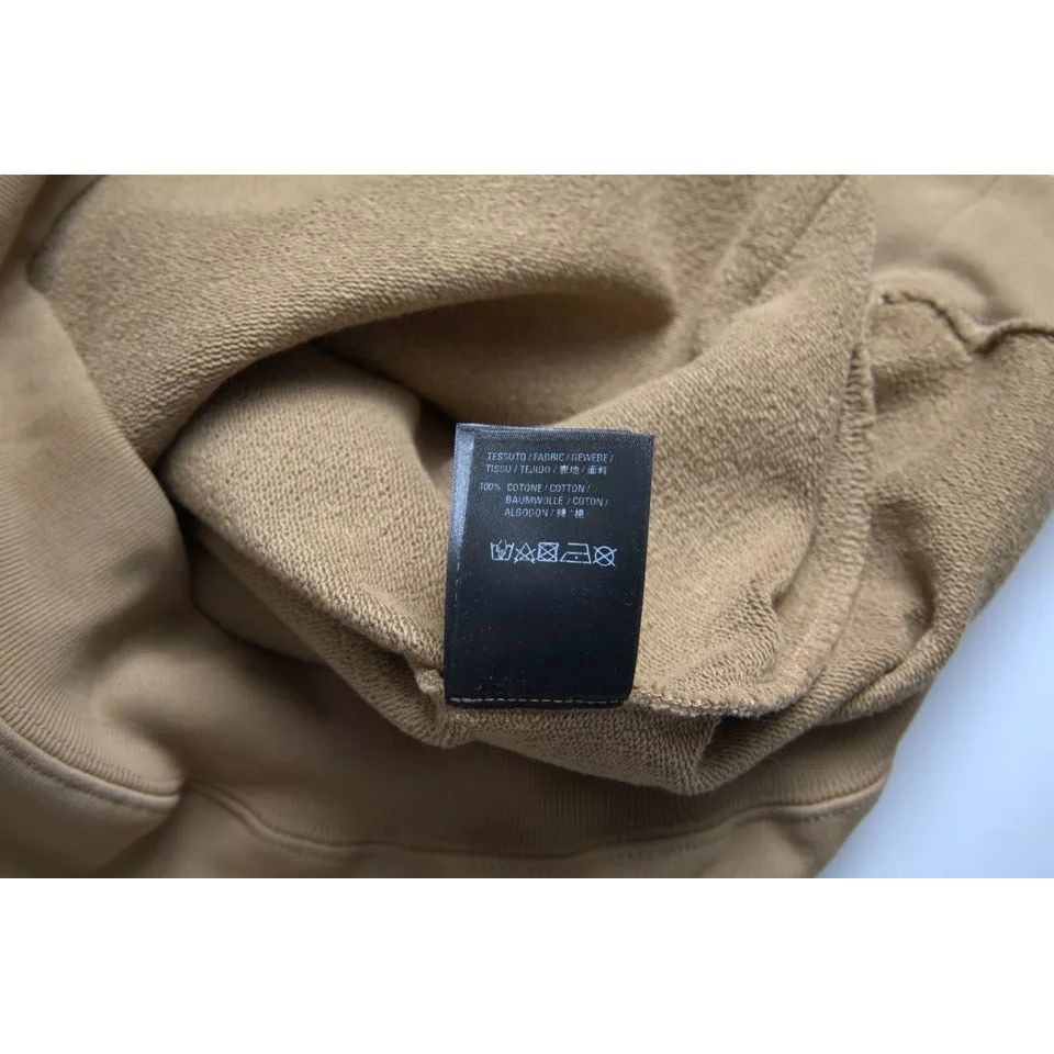Balenciaga Brown Cotton Symbolic Molleton Bouclette Hooded Sweater TSH84962-L