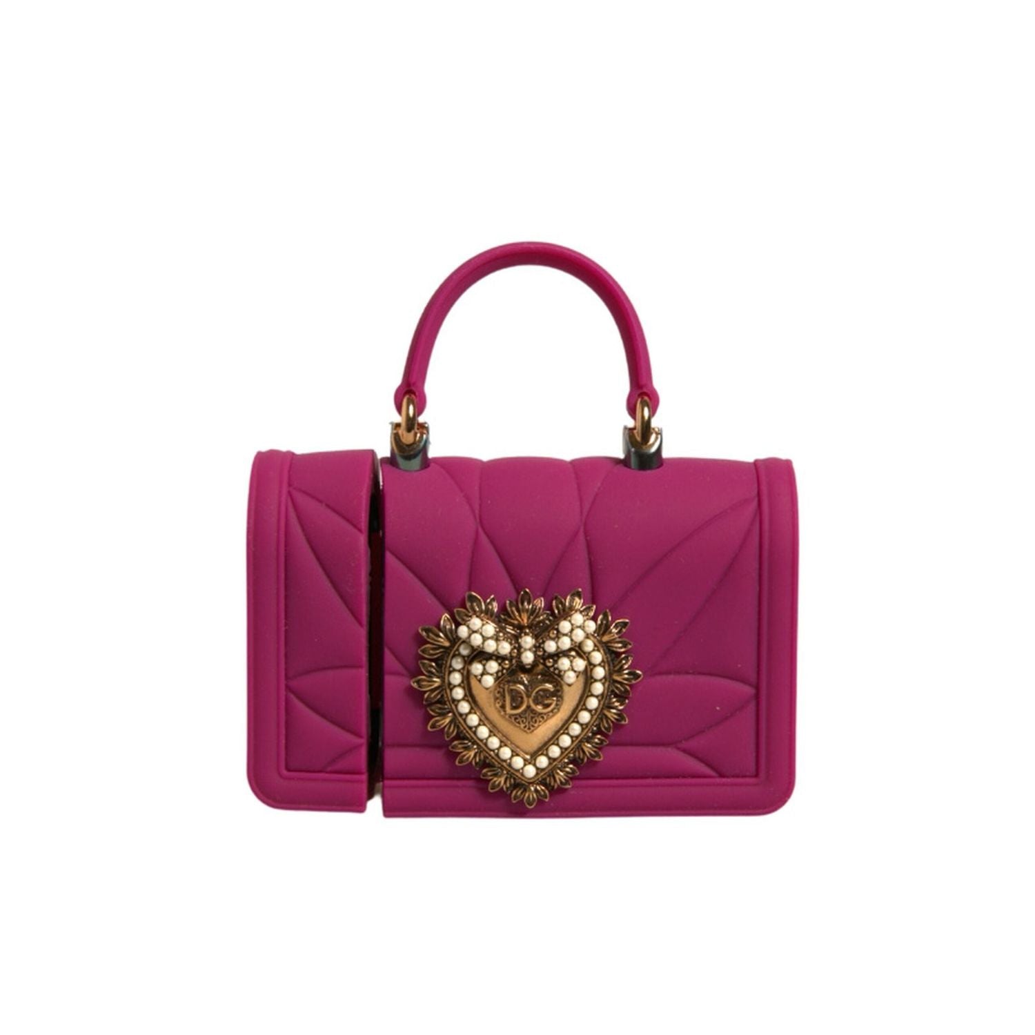 Front view with bag zipped and handles upright.