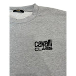 Cavalli Class Gray Polyester Men's Hoodie