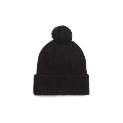 Calvin Klein Black Alpaca Leather Caps Baseball Hat