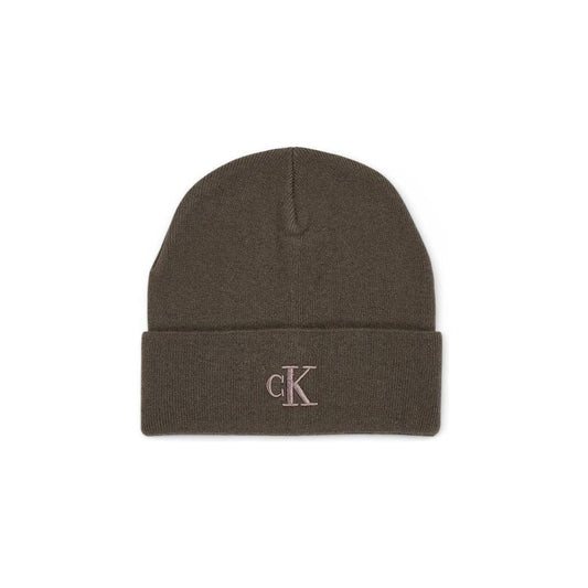 Calvin Klein Jeans Gray Wool Caps Baseball Hat CA-16497200147-UNI