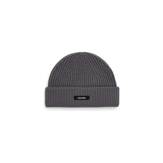 Calvin Klein Gray Organic Cotton Caps Baseball Hat CA-15182100137-UNI