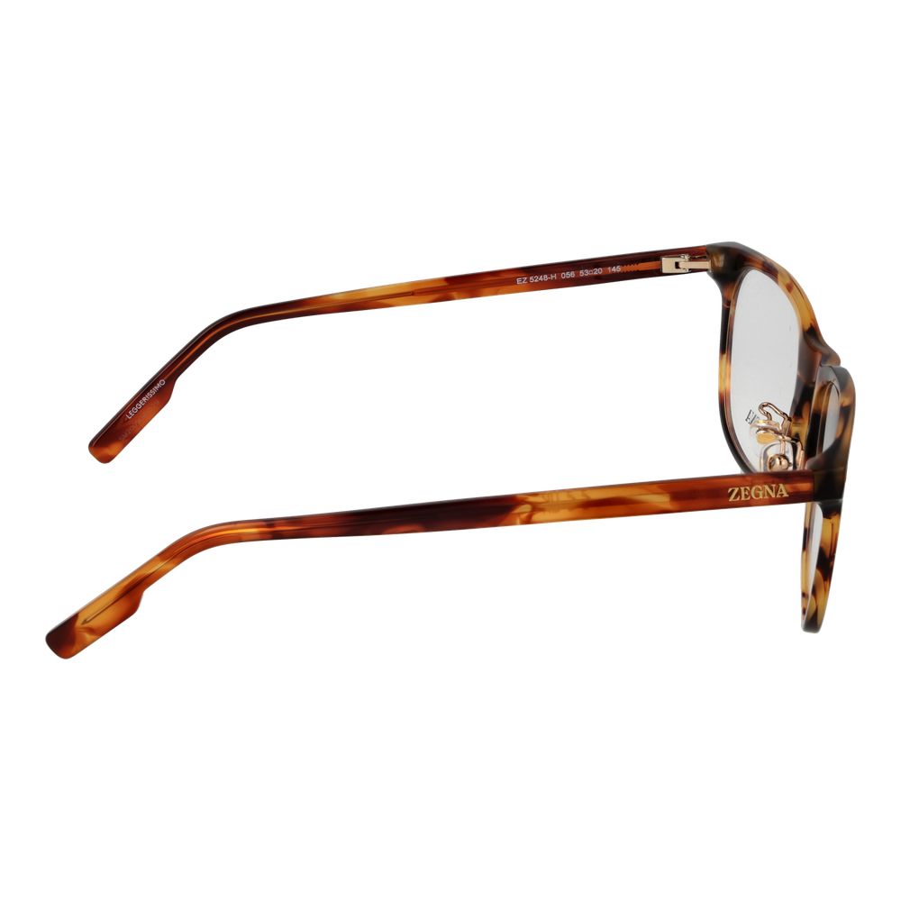 Ermenegildo Zegna Brown Acetate Glasses (Frames)