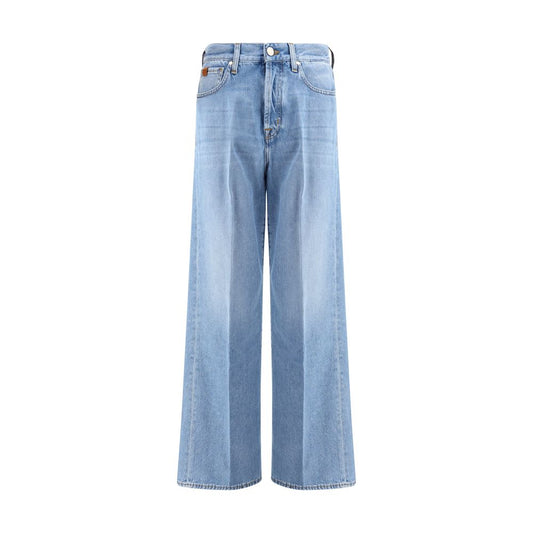 Jacob Cohen Light Blue Cotton Jeans Denim